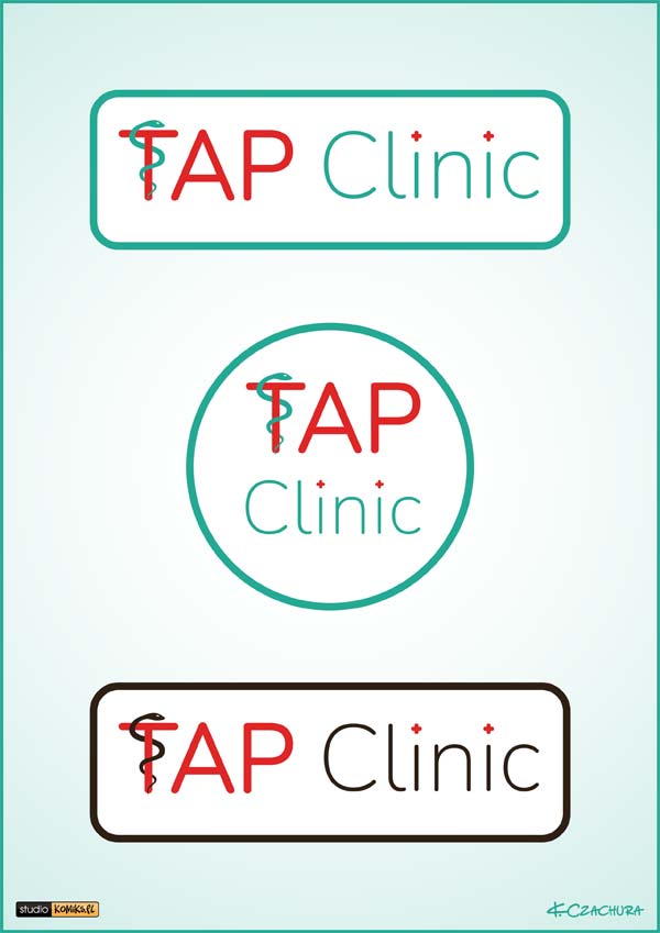 logo graphic design for medical clinic designed by artmedstudio.com